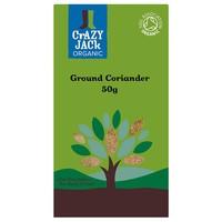 crazy jack organic coriander ground 50g