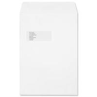 Croxley Script (C4) Peel & Seal Pocket Window Envelopes 120gsm (White) Pack of 250 Envelopes