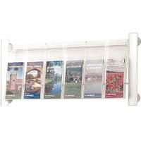 Crest Wall Mounted Leaflet Dispensers W 806mm x D 127mm x H 387mm