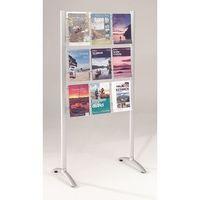 CREST ACRYLIC BROSHURE DISPENSER - CLEAR WXDXH: 806 X 508 X 1594