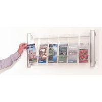 CREST ACRYLIC BROSHURE DISPENSER - CLEAR WXDXH: 806 X 127 X 387