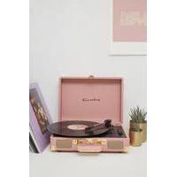 Crosley Cruiser Pebbled Pink Vinyl Record Player, PINK