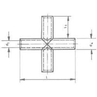 Cross connector 16 mm² Not insulated Metal Klauke SKV16 1 pc(s)