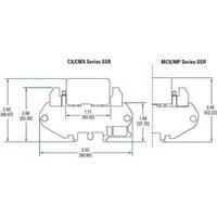 crydom dra1 cmx60d10 din rail mount solid state relay dc