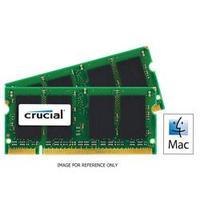 crucial 4gb 2 x 2gb ddr2 800mhz pc2 6400 200pin sodimm cl6 for mac