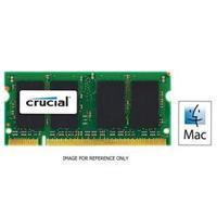 Crucial 2GB DDR2 800MHz PC2-6400 200pin SODIMM CL6 For Mac