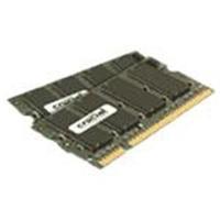 crucial 2gb 2x1gb ddr2 667 18v sodimm memory