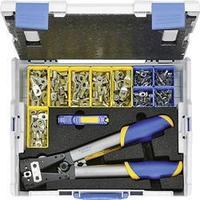 Crimper set 223-piece Spade terminals, Spade terminals 6 up to 50 mm² In