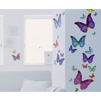 Creative Wall Art Stickers Ultra multicolour butterflies stickers, 160356