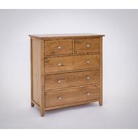 croft oak 2 over 3 chest of drawers croftoak 2o3 chest