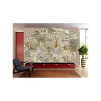 creative collage vintage maps designer wall mural 64 piece