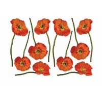 Creative Wall Art Stickers Poppy stickers, 157007