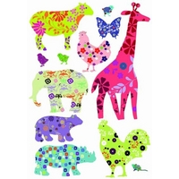 creative wall art stickers animal sticker 160911