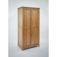 Croft Oak Double Full Hanging Wardrobe (CroftOak Double FH Robe)