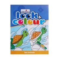 Creative Books Look N Colour Sea Animals