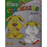 creative books copycolouring animals