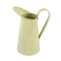 Cream Metal Metal Jug Small