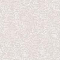 Cream Fern Leaves Glitter Highlight Wallpaper