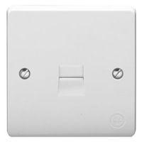 Crabtree 1-Gang Raised Telephone Socket