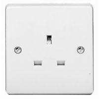 Crabtree 13A White Unswitched Socket
