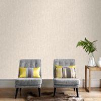 Cream & Gold Effect Sari Wallpaper