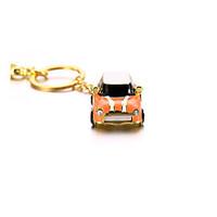 Crystal Metal Car with Keychain USB 2.0 Flash Pendrive U Disk 8GB