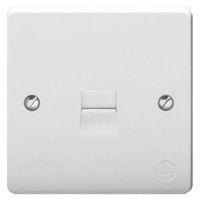 Crabtree 1-Gang Raised Telephone Socket