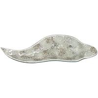 Cream and Gold Large Mosaic Leaf Dish (Set of 4)