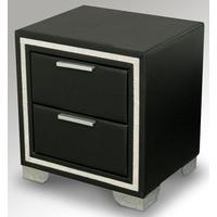 crystal black night stand