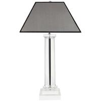 crystal glass table lamp kensington