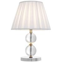 crystal glass table lamp lombard