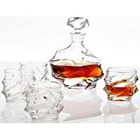 Crystal Glass Decanter Gatsby (Set of 5)