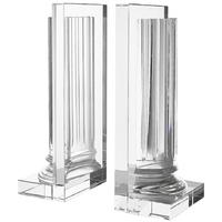 Crystal Glass Bookend Elite (Set of 2)