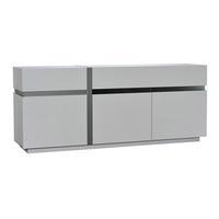 cross 36 3 doors 1 drawer sideboard