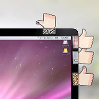 Creative Lovely Thumb Shape Self-Stick Note