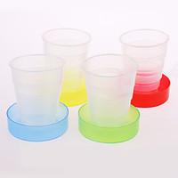 Creative Candy Colors Travel Portable Folding Cup Telescopic Cup Plastic Cups Creative Home