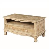 Crofton Coffee Table In Acacia Wood With 1 Drawer