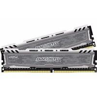 crucial ballistix sport lt gray 8gb ddr4 2400 mts memory kit bls2c4g4d ...