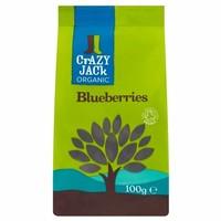 Crazy Jack Organic Blueberries (100g) - Pack of 2