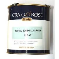 craig rose acrylic varnish eggshell 2500ml