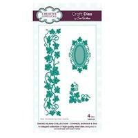 creative expressions corner border tag die set by sue wilson greek isl ...