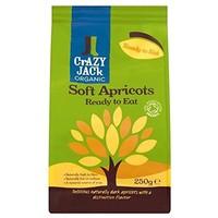 Crazy Jack Organic Soft Dried Apricots (250g) - Pack of 6