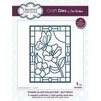 Creative Expressions Stained Glass Collection Butterfly CED24002 by Sue Wilson