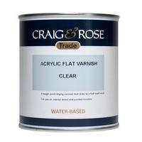 Craig & Rose Acrylic Varnish Flat - 500ml