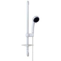 croydex shower set white