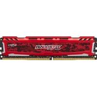 Crucial Ballistix Sport LT 8GB DDR4-2400 CL16 (16-16-16) 1.2V PC4-19200 Memory (Red)
