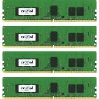 Crucial 16GB Kit (4GBx4) DDR4 2133 MT/s (PC4-2133) CL15 SR x8 ECC Registered DIMM 288pin Desktop Memory