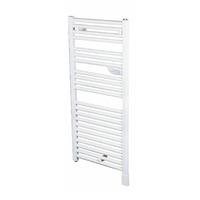 creda heating 750w white thermostatic towel rail