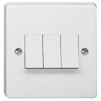 Crabtree 10AX 2-Way White Switch