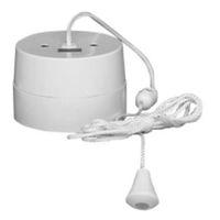 Crabtree 16A 1-Way White Ceiling Pull Switch